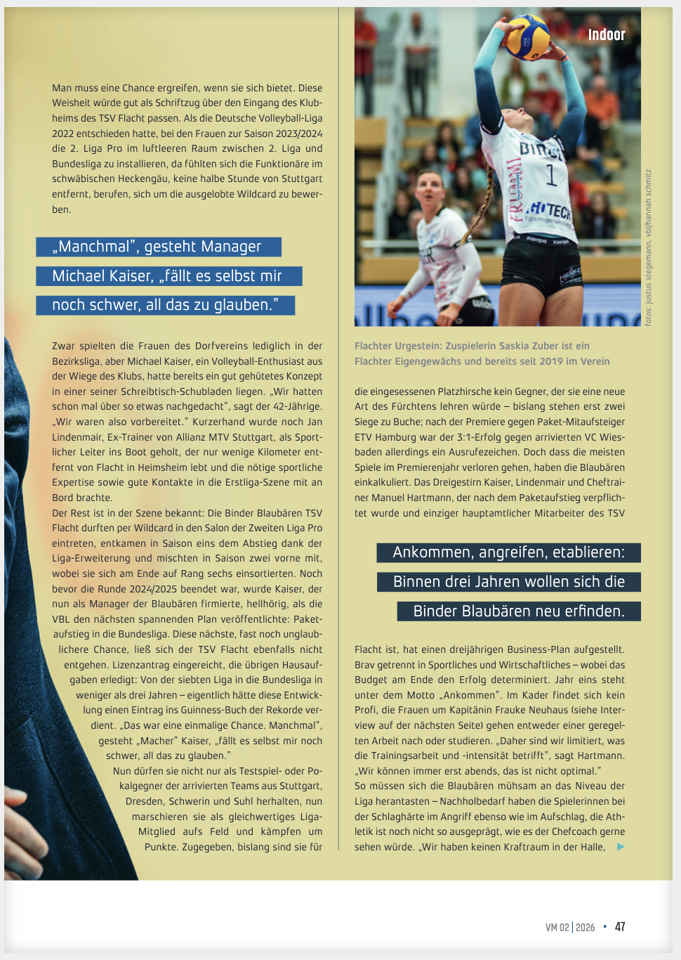 VOLLEYBALL MAGAZIN: 02|2026 volleyball.de